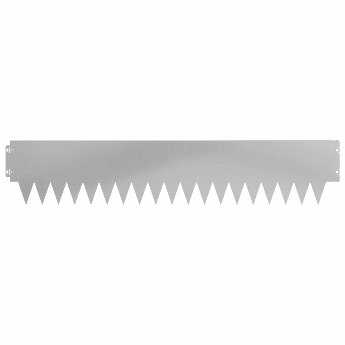 Lawn Edging 10 pcs Steel Silver