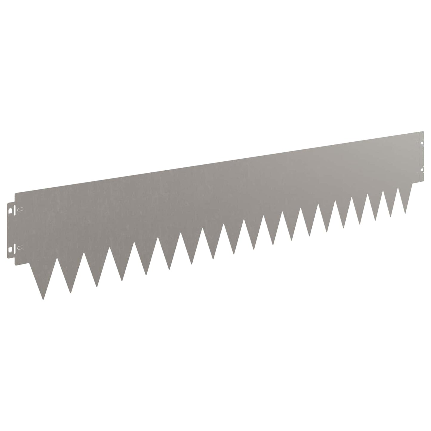 vidaXL Lawn Edging 10 pcs 103 x 20 cm Steel Rusty 5