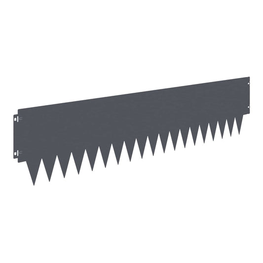 Lawn Edging 103 x Steel 10 Height 25 cm Anthracite