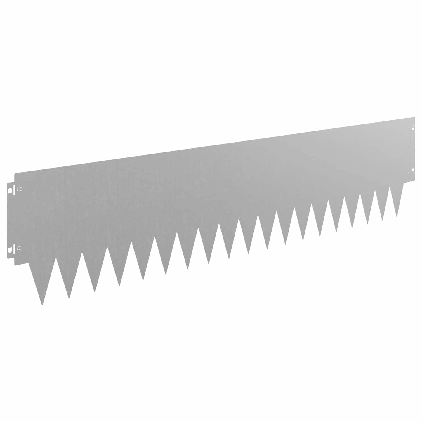 vidaXL Lawn Edging 10 pcs 103 x 25 cm Steel Rusty 5