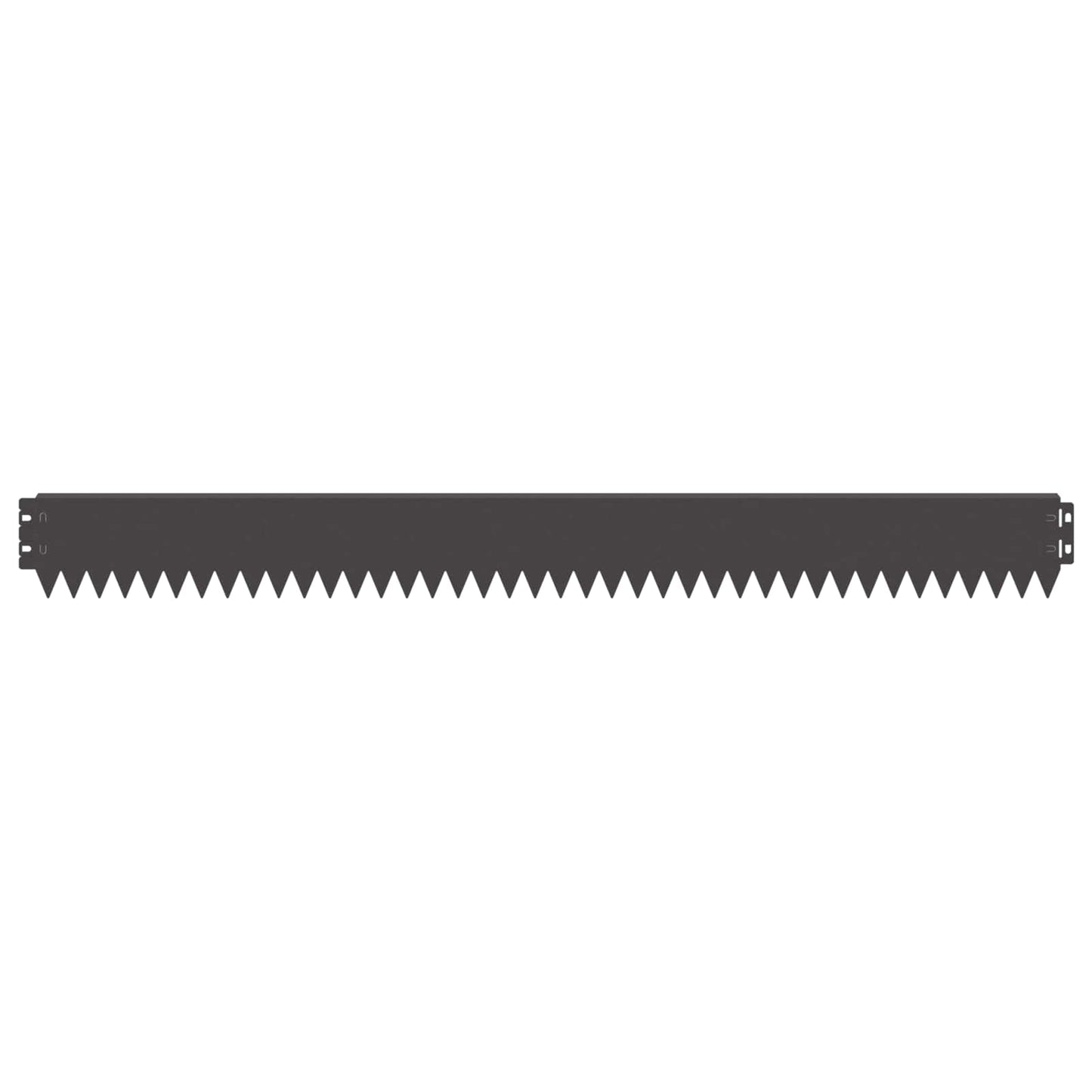 vidaXL Lawn Edge with Top Bended 20 pcs 103x10cm Steel Black 5
