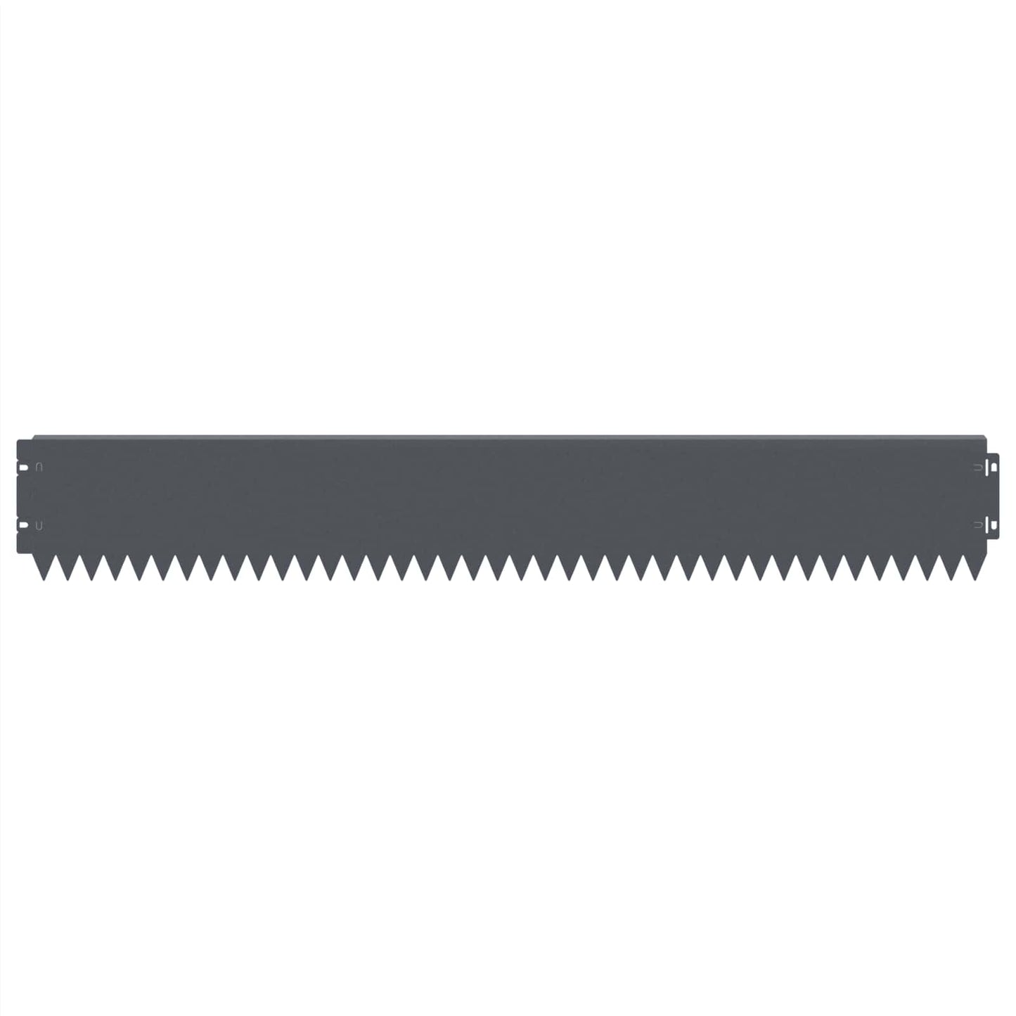 vidaXL Lawn Edging 10 pcs 103 x 15 cm Steel Anthracite 5