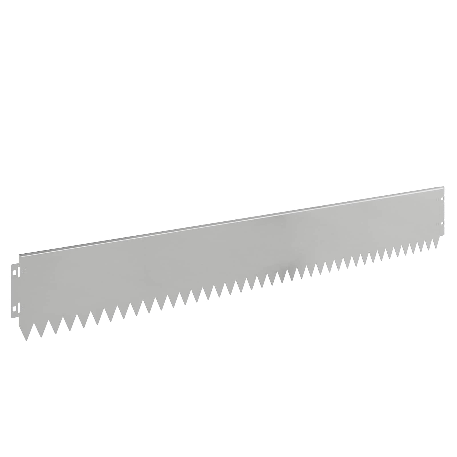 vidaXL Lawn Edging 10 pcs 103 x 15 cm Steel Silver 6