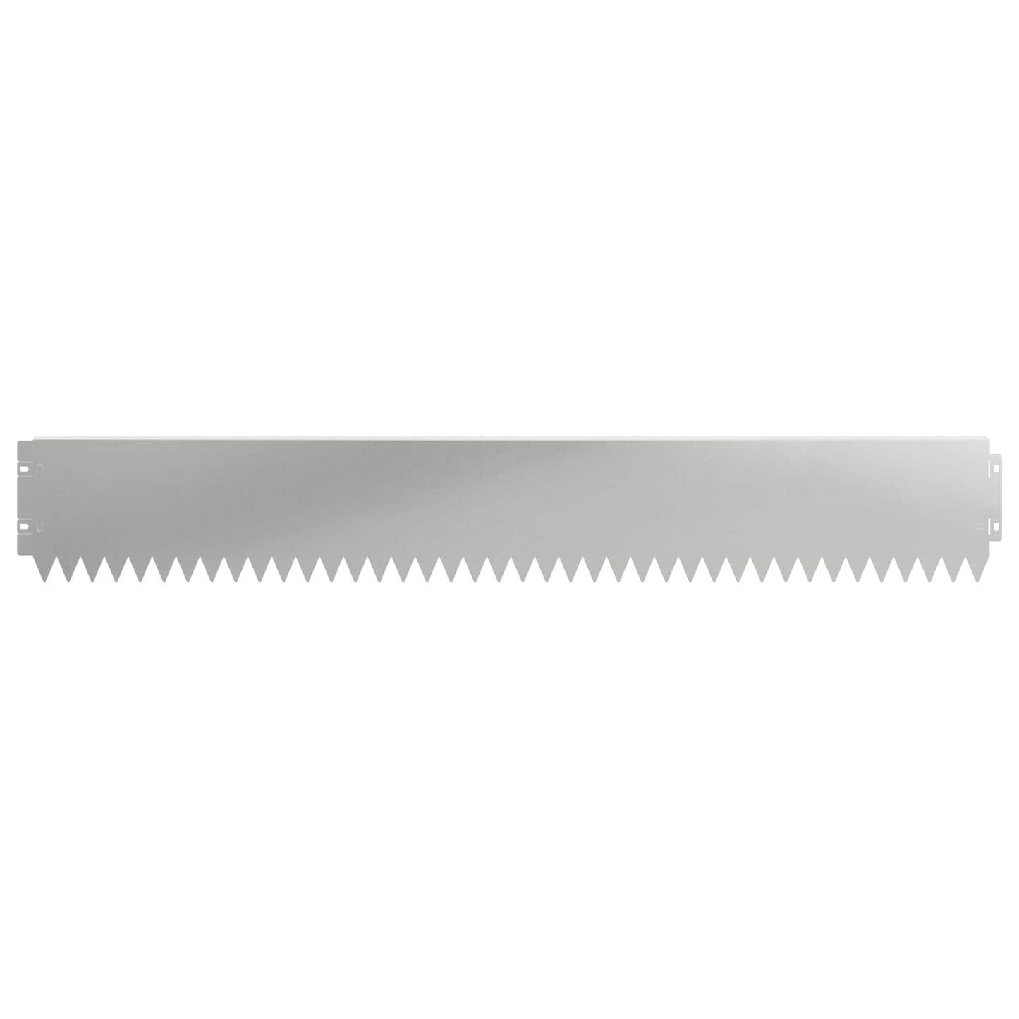 vidaXL Lawn Edging 10 pcs 103 x 15 cm Steel Silver 5