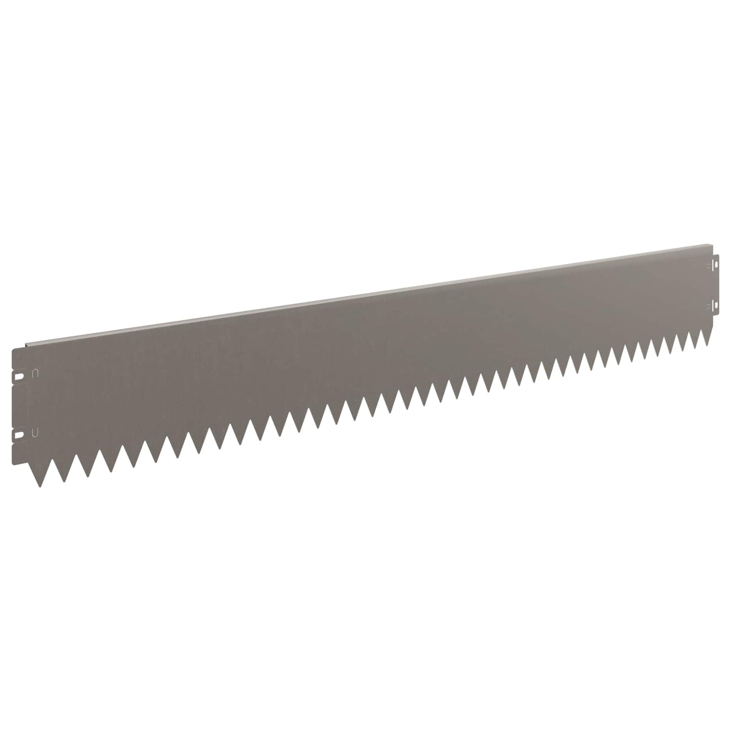 vidaXL Lawn Edge with Top Bended 10 pcs 103x15cm Steel Rusty 5