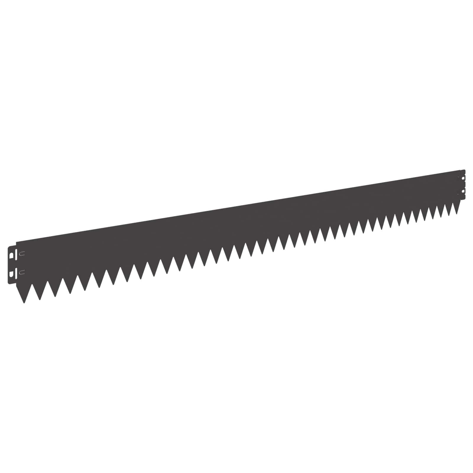 vidaXL Lawn Edge with Top Fold 20 pcs 103x10cm Steel Black 2
