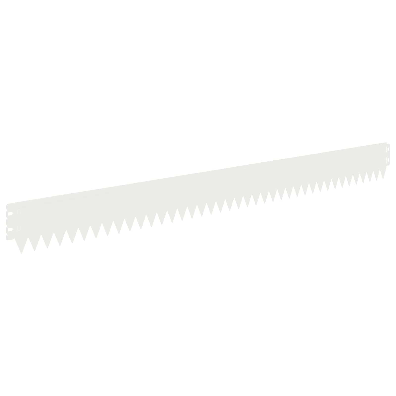 vidaXL Lawn Edging 20 pcs 103 x 10 cm Steel White 6