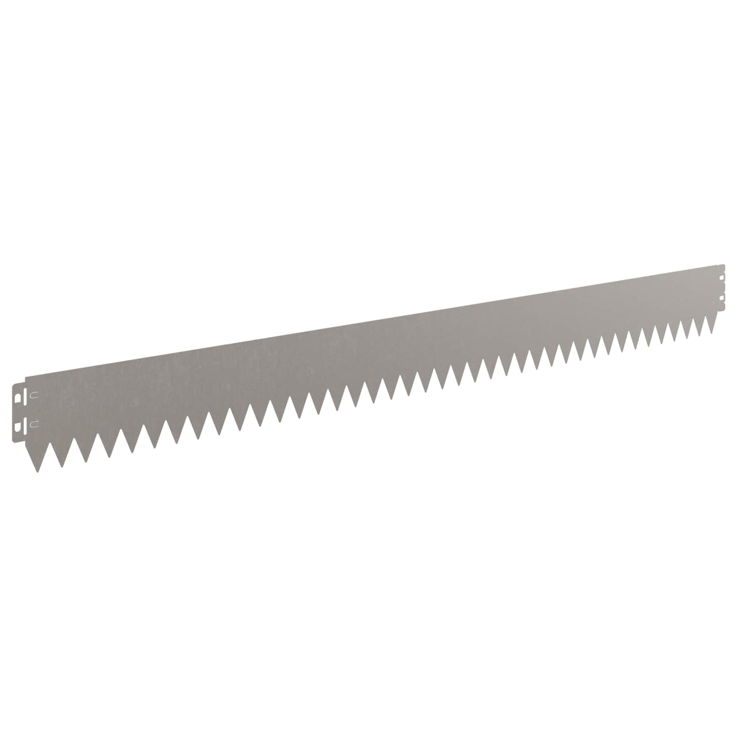 vidaXL Lawn Edge with Top Fold 20 pcs 103x10cm Steel Rusty 5