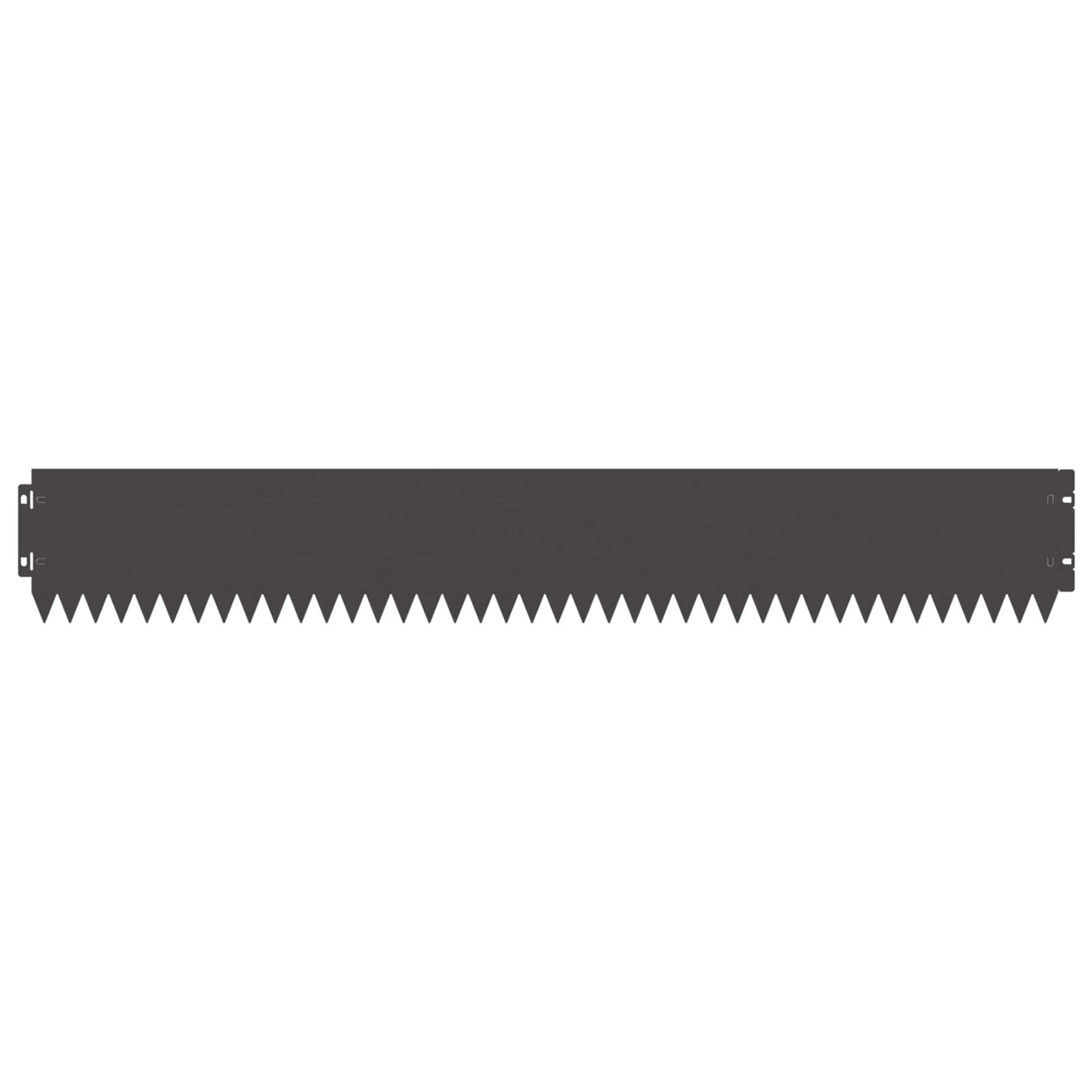 vidaXL Lawn Edge with Top Fold 10 pcs 103x15cm Steel Black 5