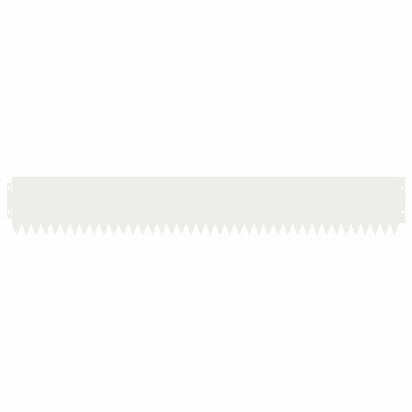 vidaXL Lawn Edging 10 pcs 103 x 15 cm Steel White 5