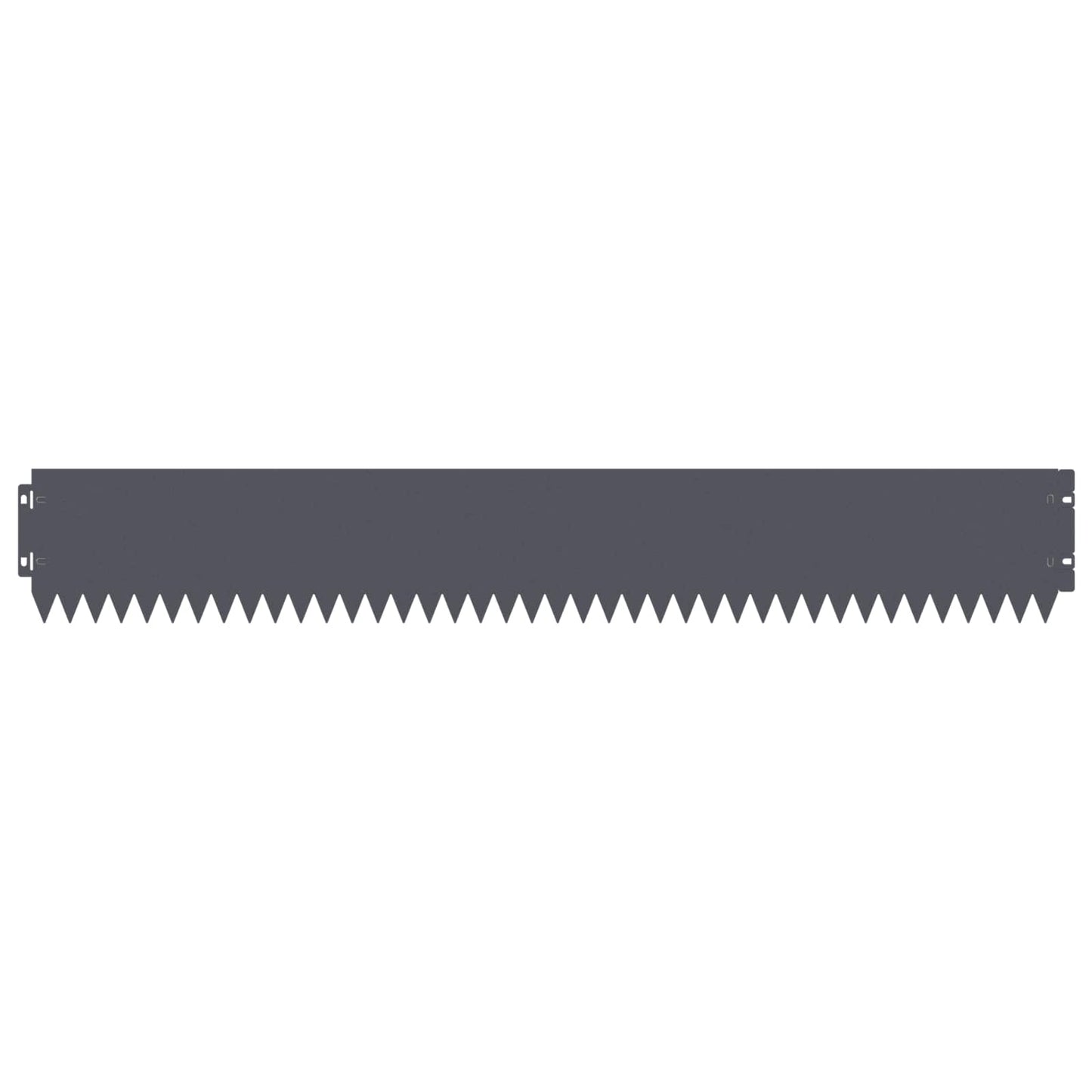 vidaXL Lawn Edging 10 pcs 103 x 15 cm Steel Anthracite 5
