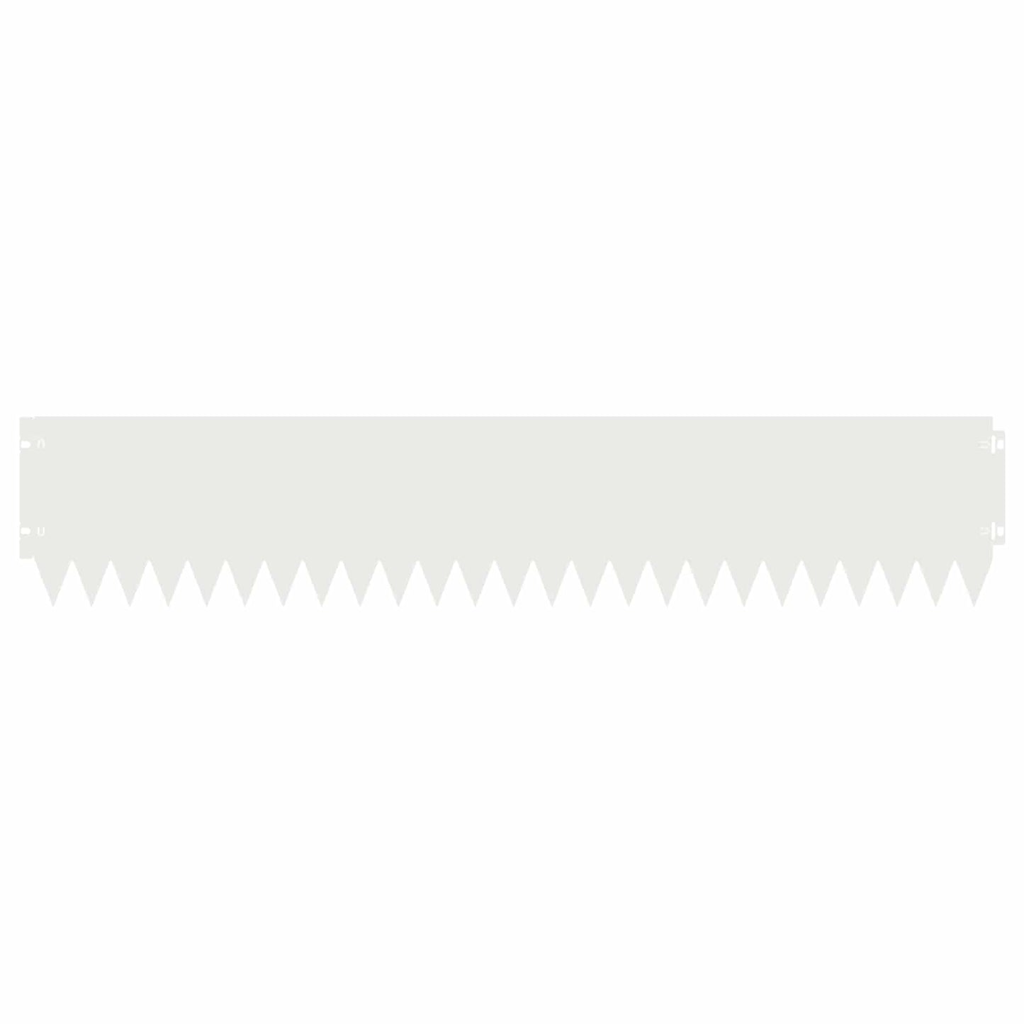 vidaXL Lawn Edging 10 pcs 103 x 20 cm Steel White 5