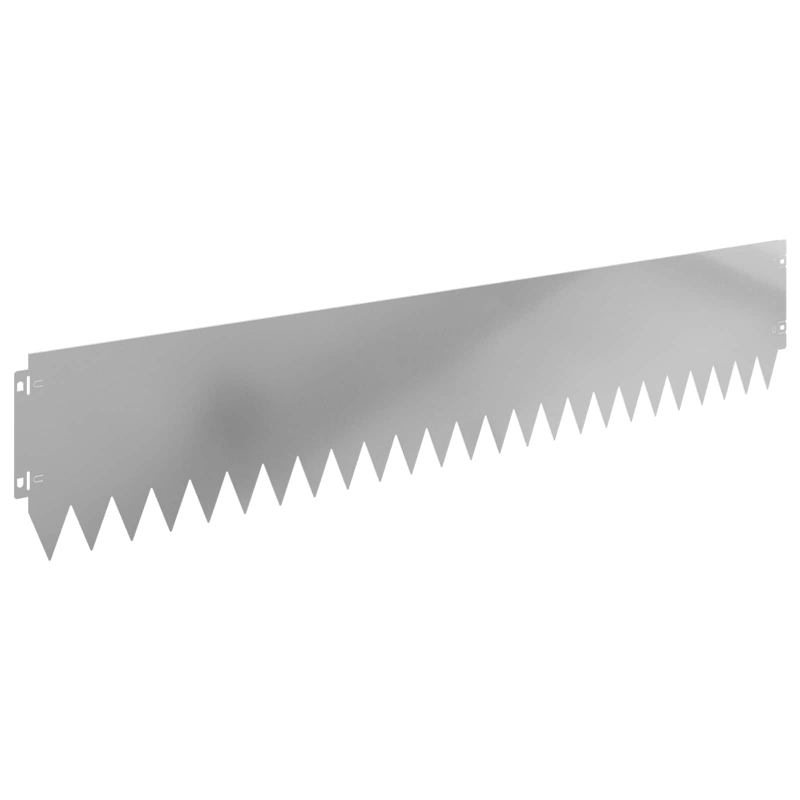 vidaXL Lawn Edging 10 pcs 103 x 20 cm Steel Silver 6