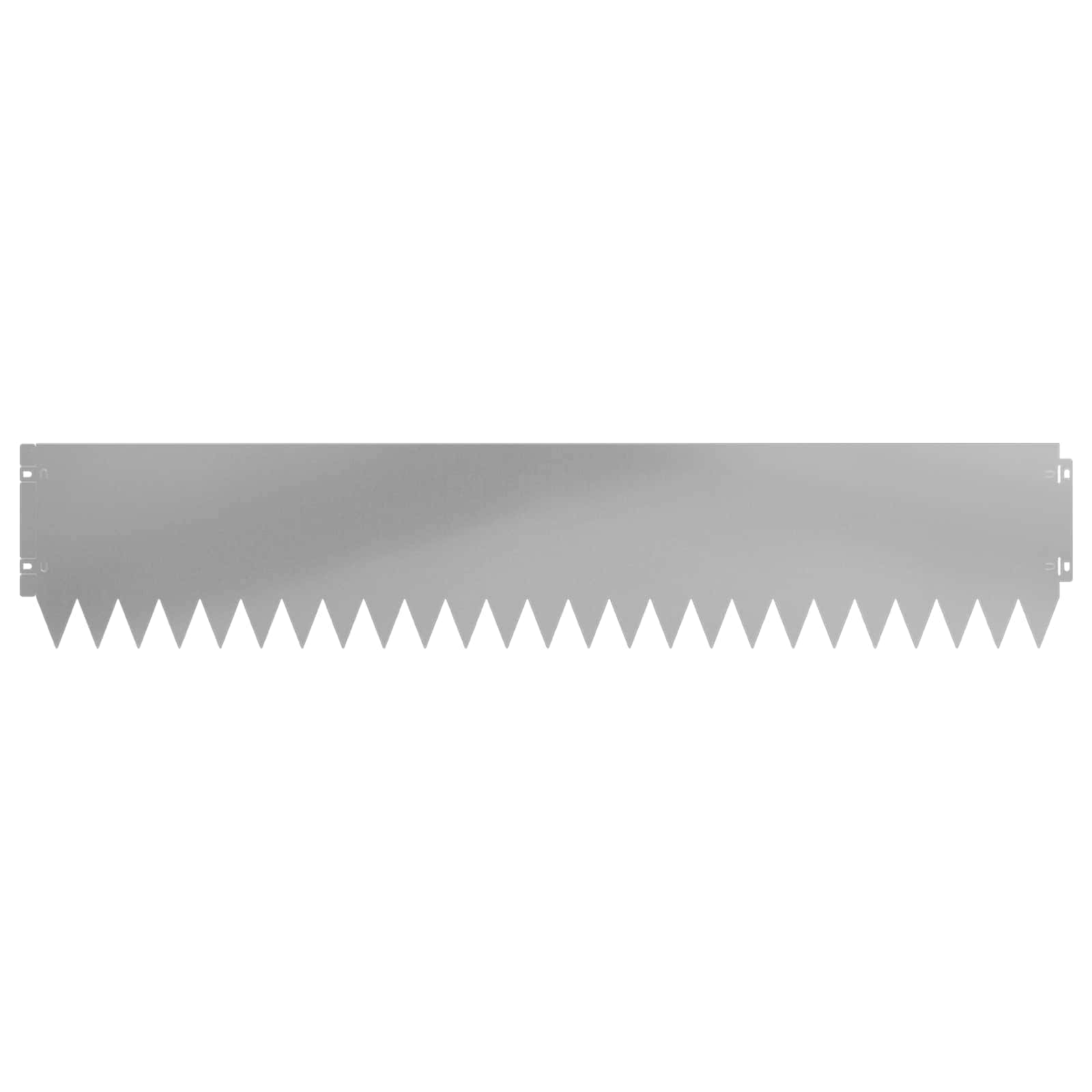 vidaXL Lawn Edging 10 pcs 103 x 20 cm Steel Silver 5