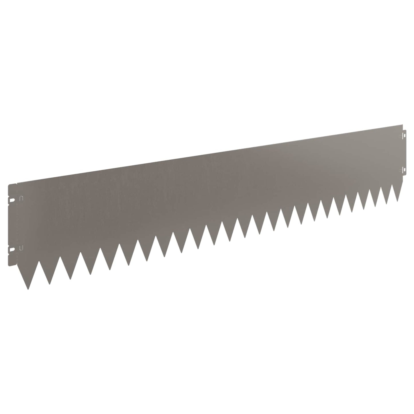 vidaXL Lawn Edging 10 pcs 103 x 20 cm Steel Rusty 5
