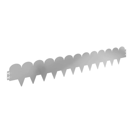 Lawn Edging 103 x Steel Height 15 cm 20 Galvanised steel