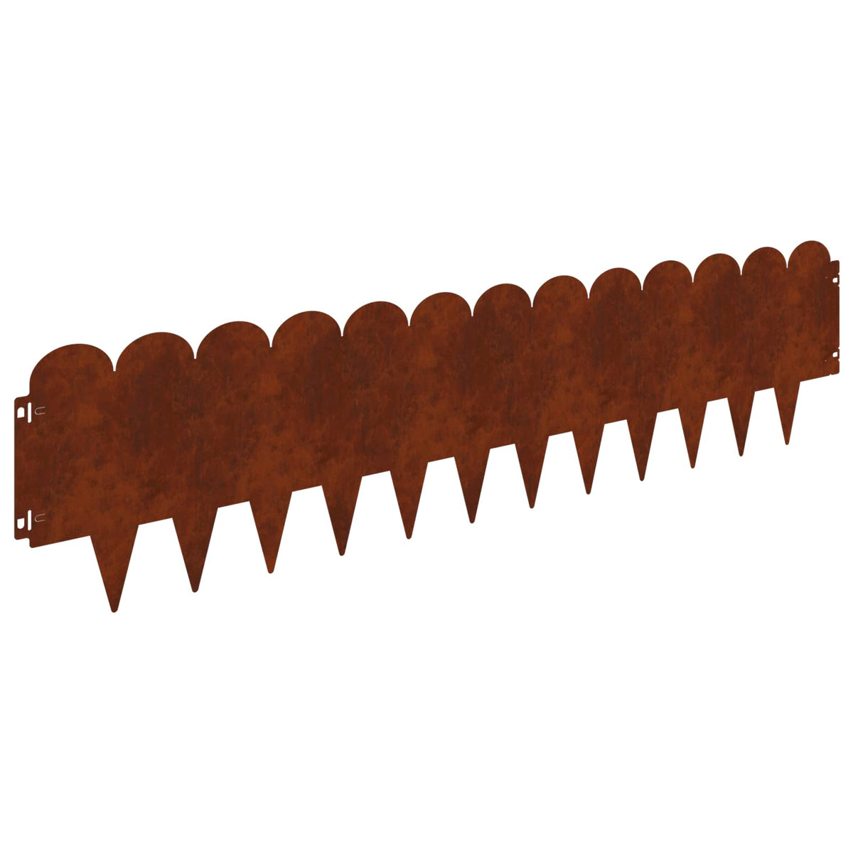 Lawn Edging 103 x Steel Height 25 cm 10 Weathering steel