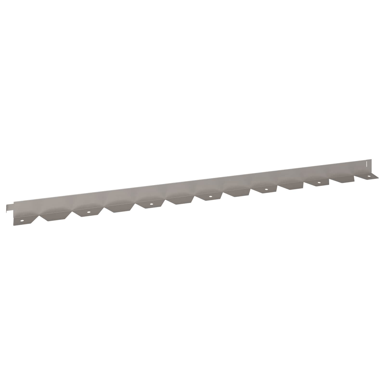 vidaXL Lawn Edging 20 pcs 102 x 4 x 4 cm Steel Rusty 6
