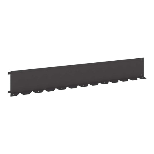 Lawn Edging 102 x 15 x 4 cm Steel Height 15 cm 10 Black