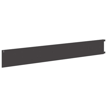 vidaXL Lawn Edging 10 pcs 102 x 15 x 4 cm Steel Black 6