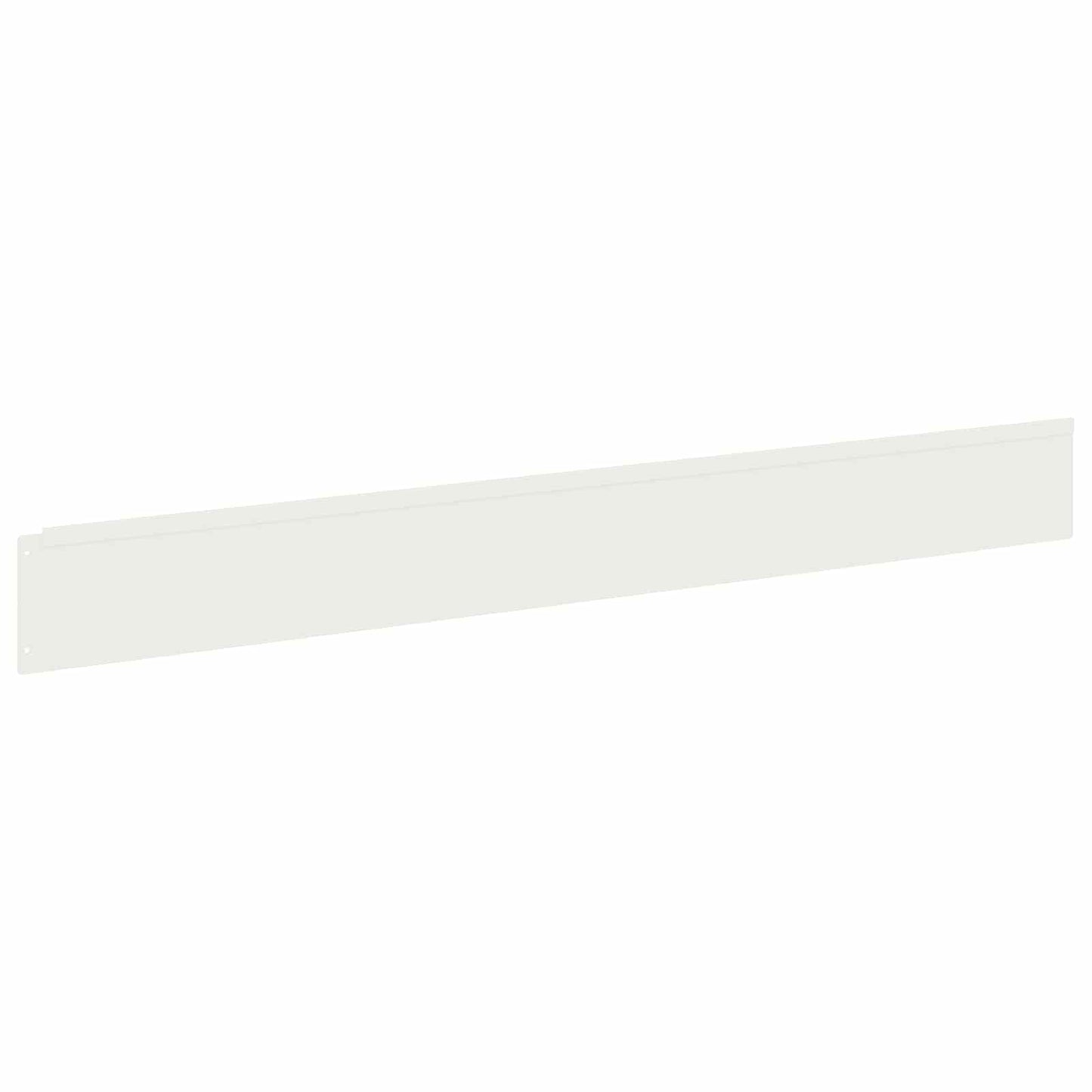 vidaXL Lawn Edging 10 pcs 100 x 12 cm Steel White 5