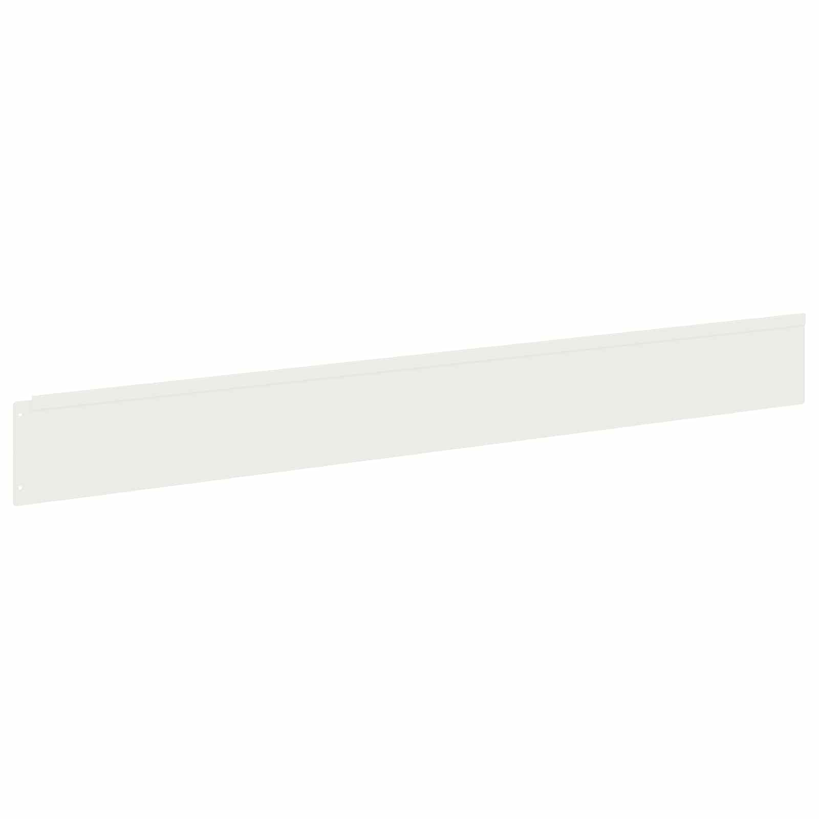 vidaXL Lawn Edging 10 pcs 100 x 12 cm Steel White 5