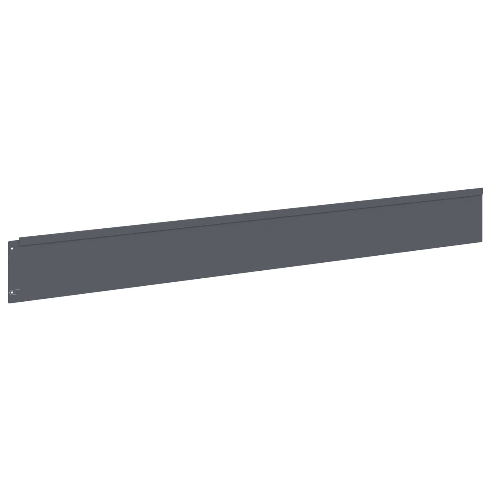 vidaXL Lawn Edging 10 pcs 100 x 12 cm Steel Anthracite 5