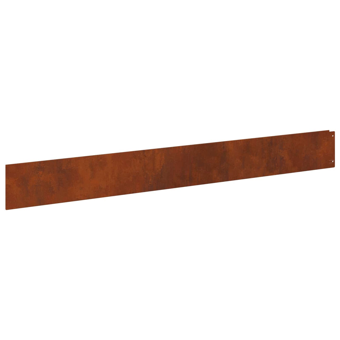 vidaXL Lawn Edging 20 pcs 100 x 12 cm Steel Rusty 2