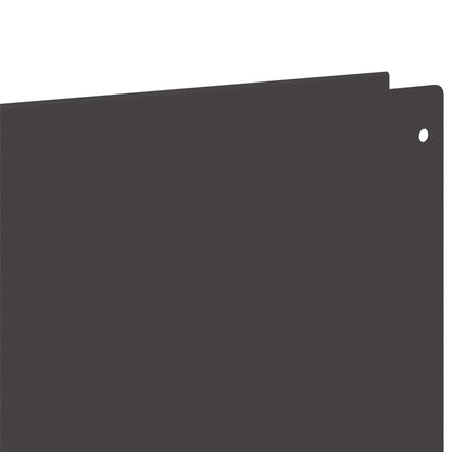 vidaXL Lawn Edge with Top Fold 10 pcs 100x15cm Steel Black 6