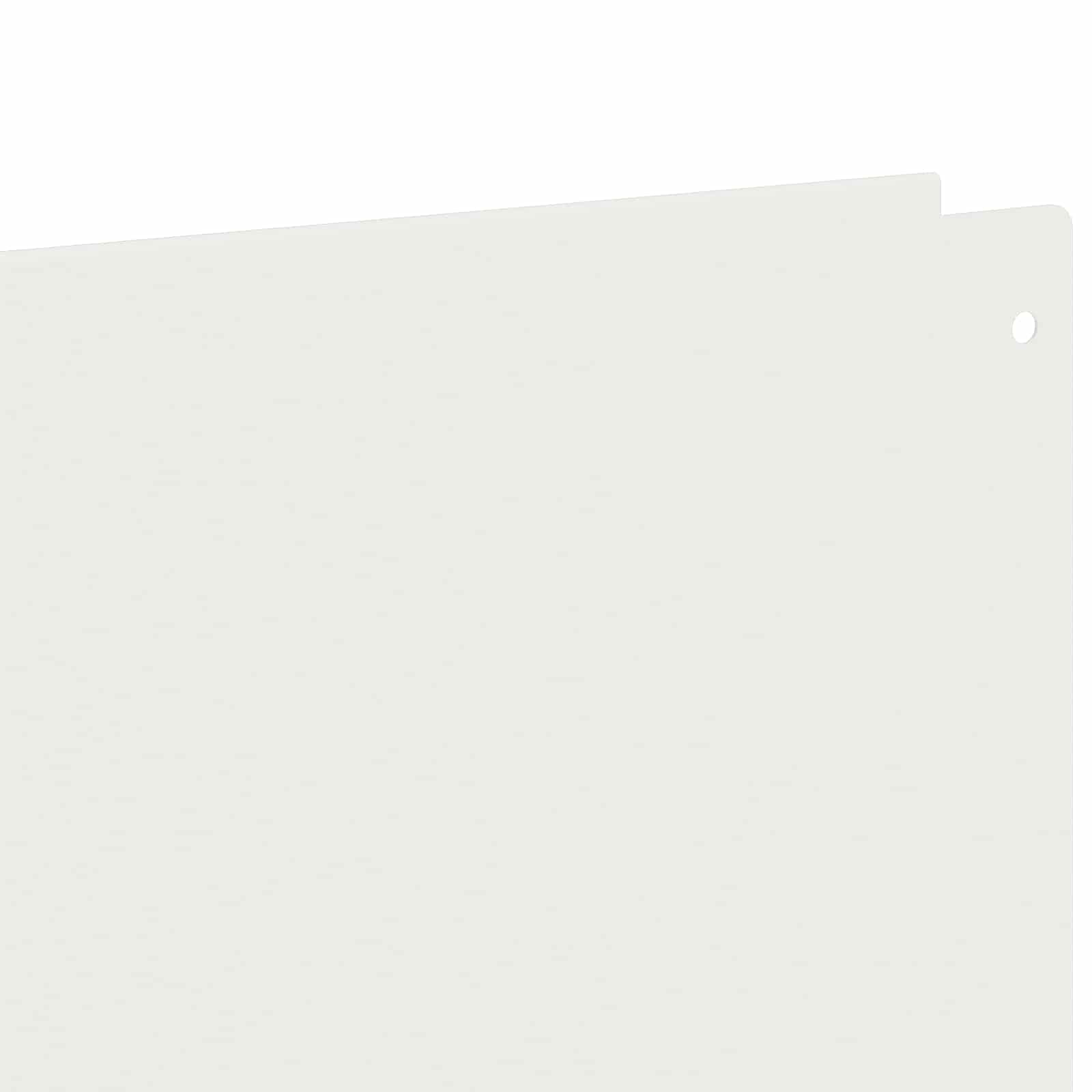 vidaXL Lawn Edging 10 pcs 100 x 15 cm Steel White 6