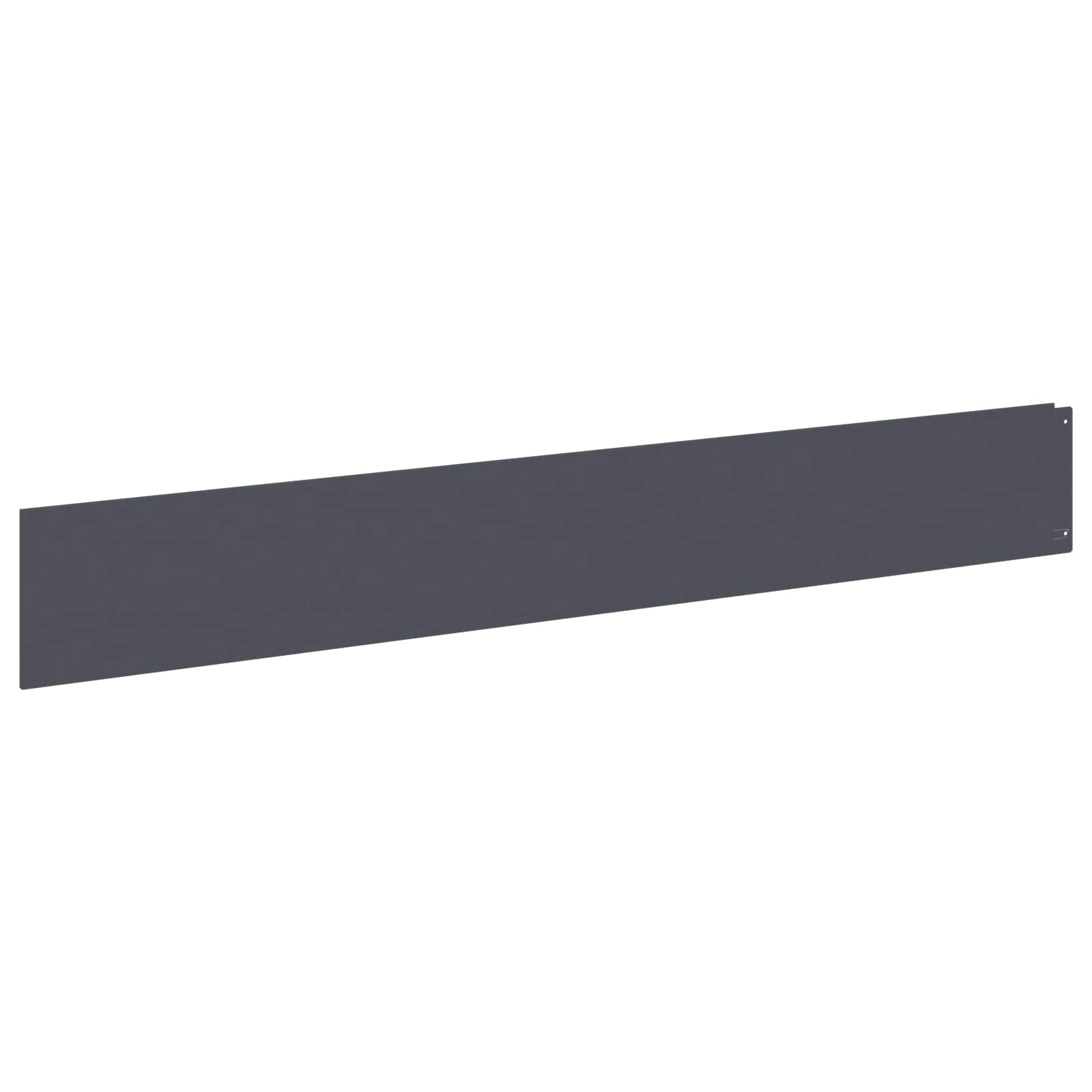 vidaXL Lawn Edging 10 pcs 100 x 15 cm Steel Anthracite 2