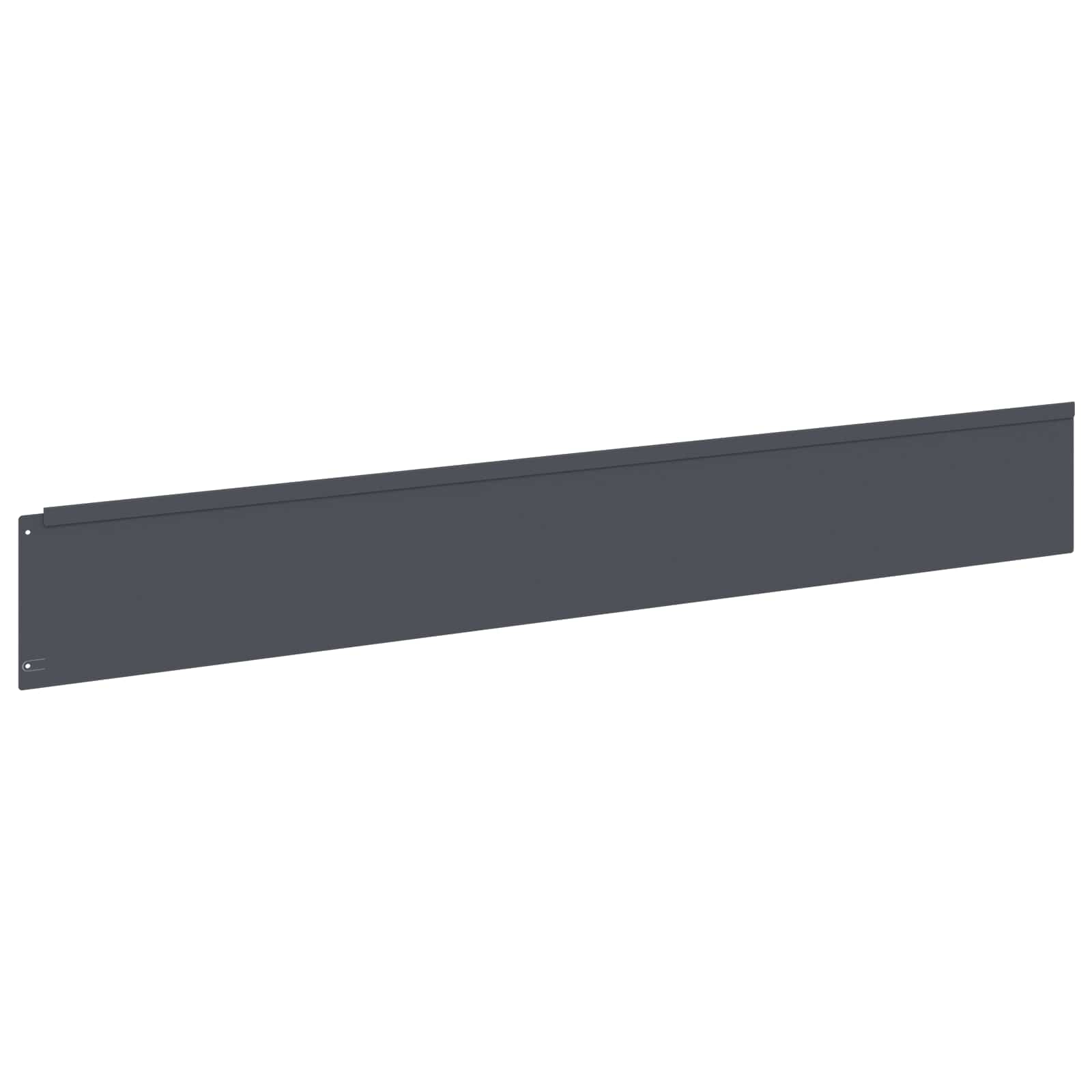 vidaXL Lawn Edging 10 pcs 100 x 15 cm Steel Anthracite 5