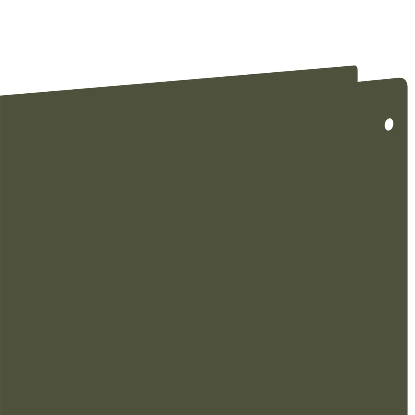vidaXL Lawn Edging 10 pcs 100 x 15 cm Steel Olive Green 6