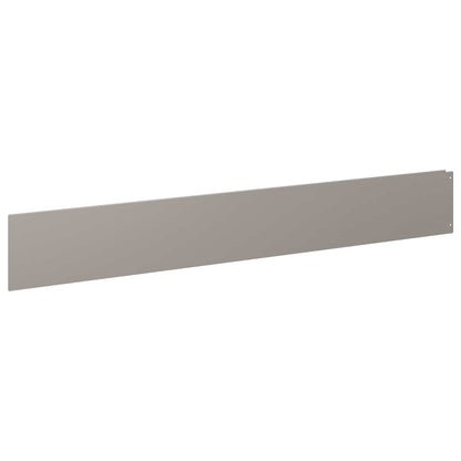 vidaXL Lawn Edge with Top Fold 10 pcs 100x15cm Steel Rusty 5