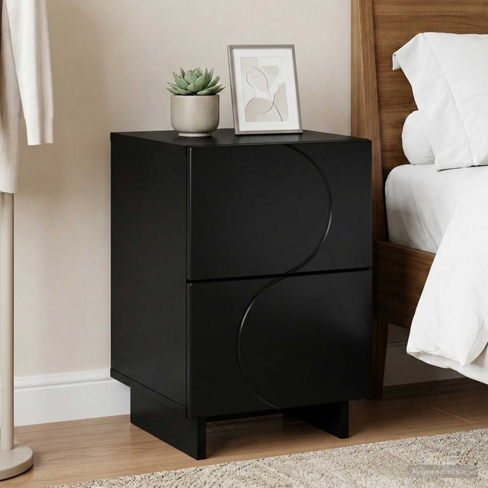 vidaXL Bedside Cabinet 33.5 x 34.5 x 50 cm