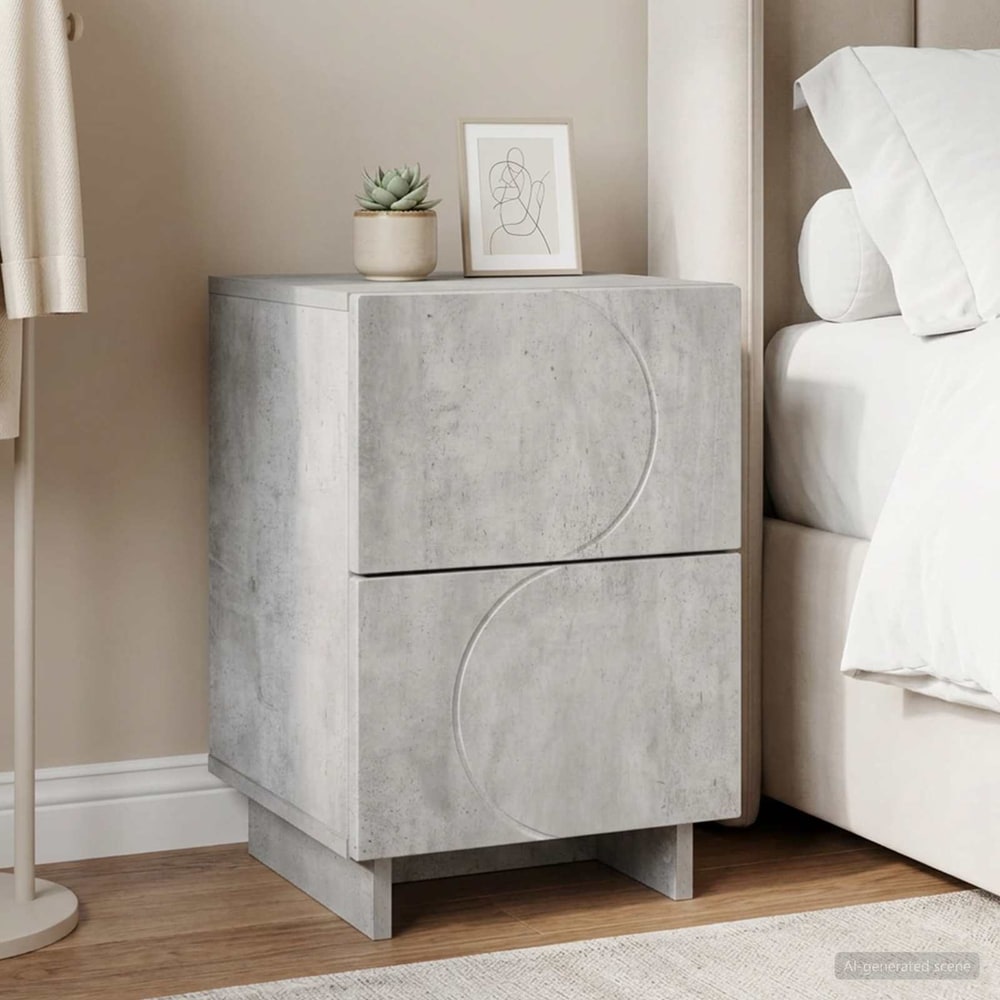 vidaXL Bedside Cabinet 33.5 x 34.5 x 50 cm