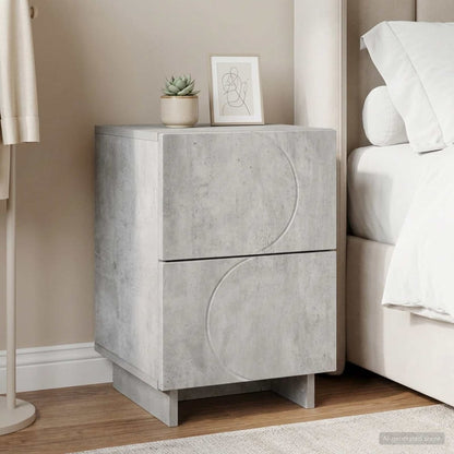 vidaXL Bedside Cabinet 33.5 x 34.5 x 50 cm