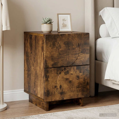 vidaXL Bedside Cabinet 33.5 x 34.5 x 50 cm