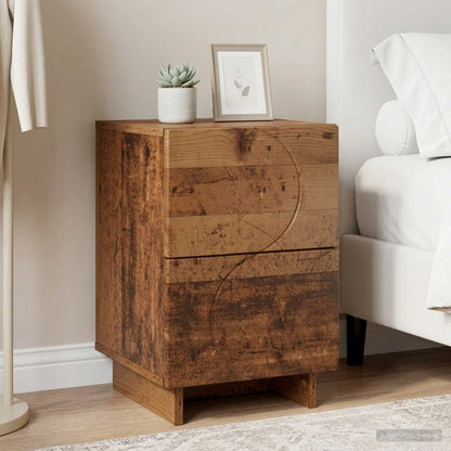 vidaXL Bedside Cabinet 33.5 x 34.5 x 50 cm