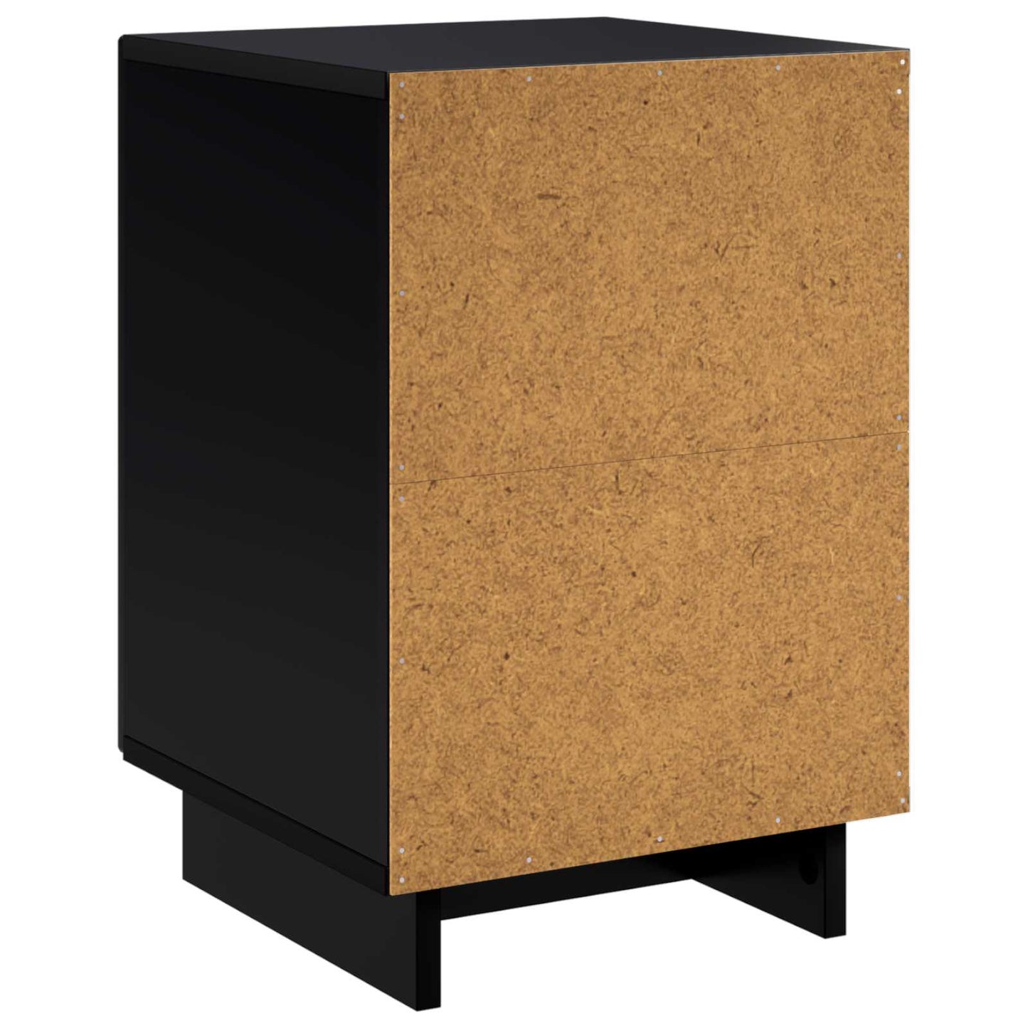 vidaXL Bedside Cabinet 2 pcs Black 33.5 x 34.5 x 50 cm Engineered Wood 6