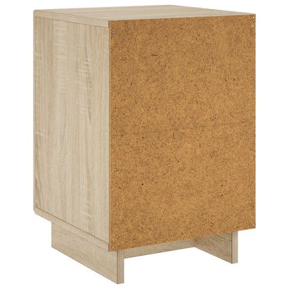 vidaXL Bedside Cabinet 2 pcs Sonoma Oak 33.5 x 34.5 x 50 cm 6