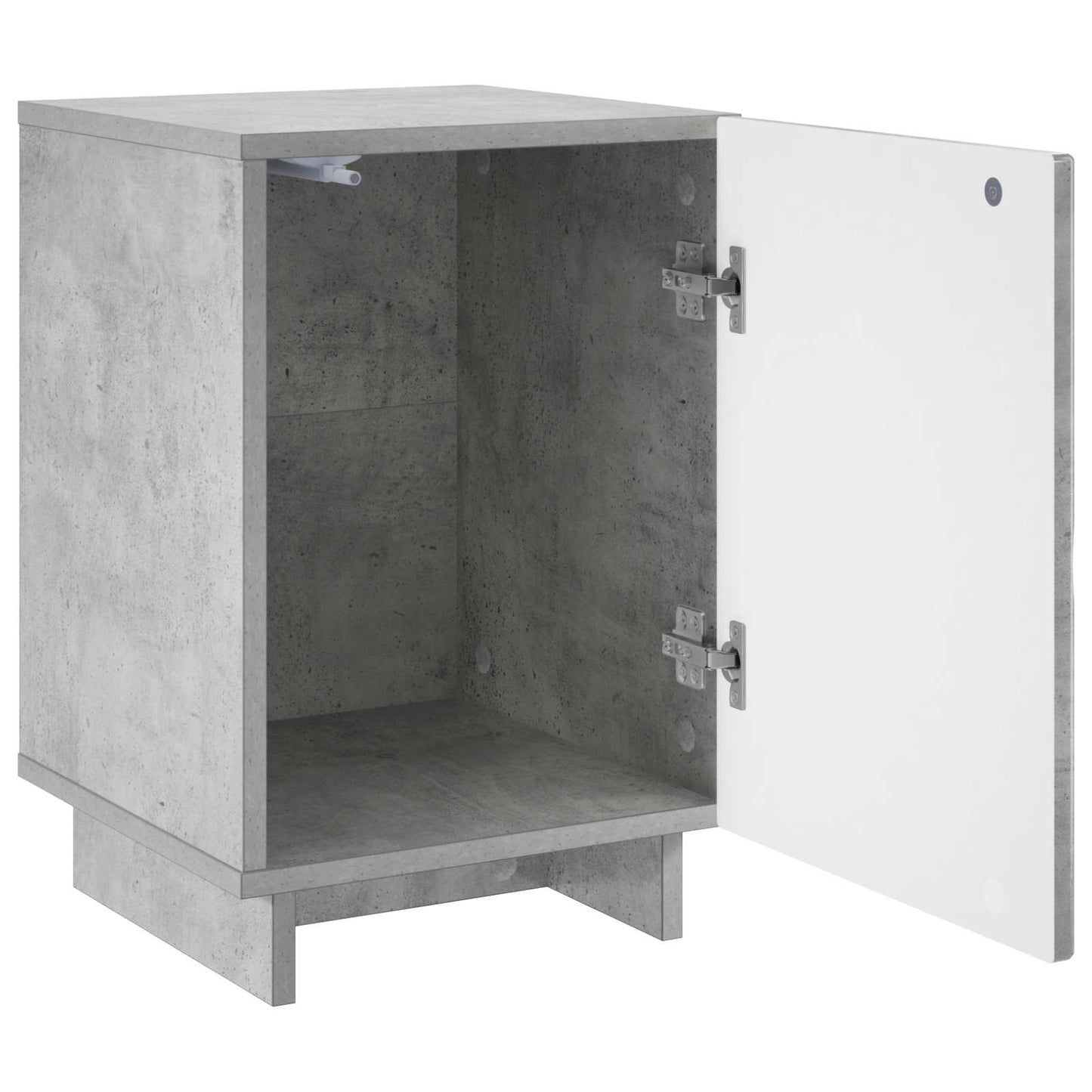 vidaXL Bedside Cabinet 2 pcs Concrete Grey 33.5 x 34.5 x 50 cm 3