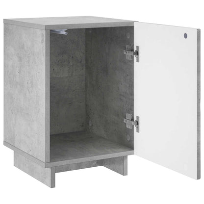 vidaXL Bedside Cabinet 2 pcs Concrete Grey 33.5 x 34.5 x 50 cm 3