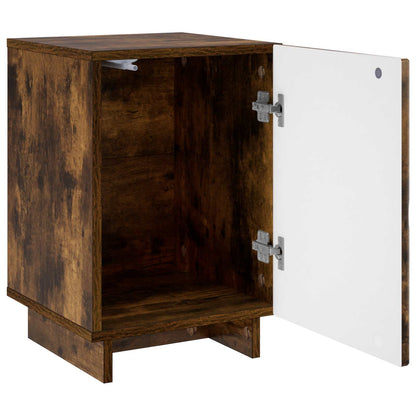 vidaXL Bedside Cabinet 2 pcs Smoked Oak 33.5 x 34.5 x 50 cm 3