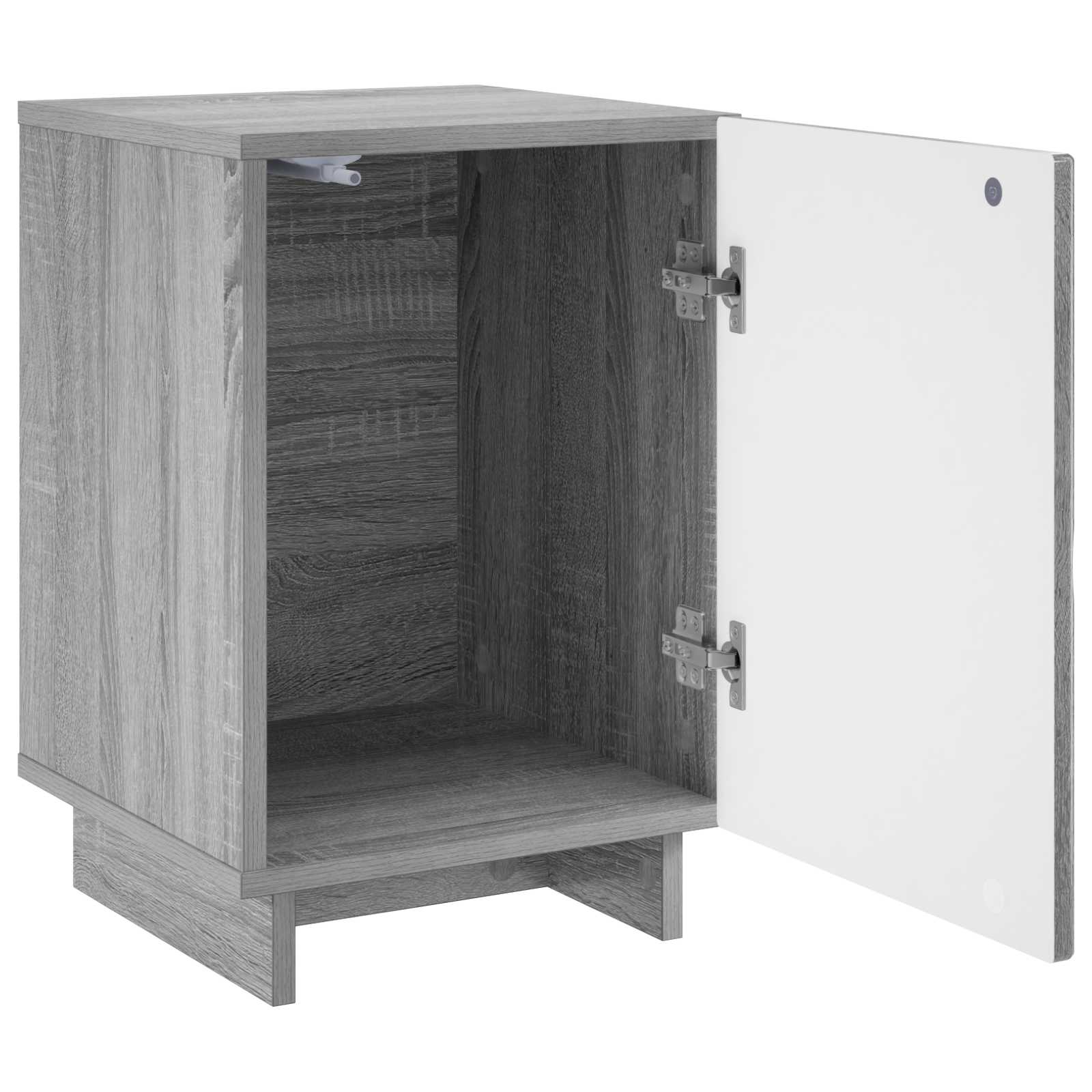 vidaXL Bedside Cabinet 2 pcs Grey Sonoma 33.5 x 34.5 x 50 cm 3