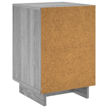 vidaXL Bedside Cabinet 2 pcs Grey Sonoma 33.5 x 34.5 x 50 cm 6