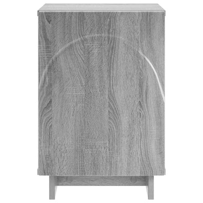 vidaXL Bedside Cabinet 2 pcs Grey Sonoma 33.5 x 34.5 x 50 cm 4