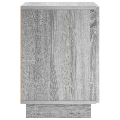 vidaXL Bedside Cabinet 2 pcs Grey Sonoma 33.5 x 34.5 x 50 cm 5