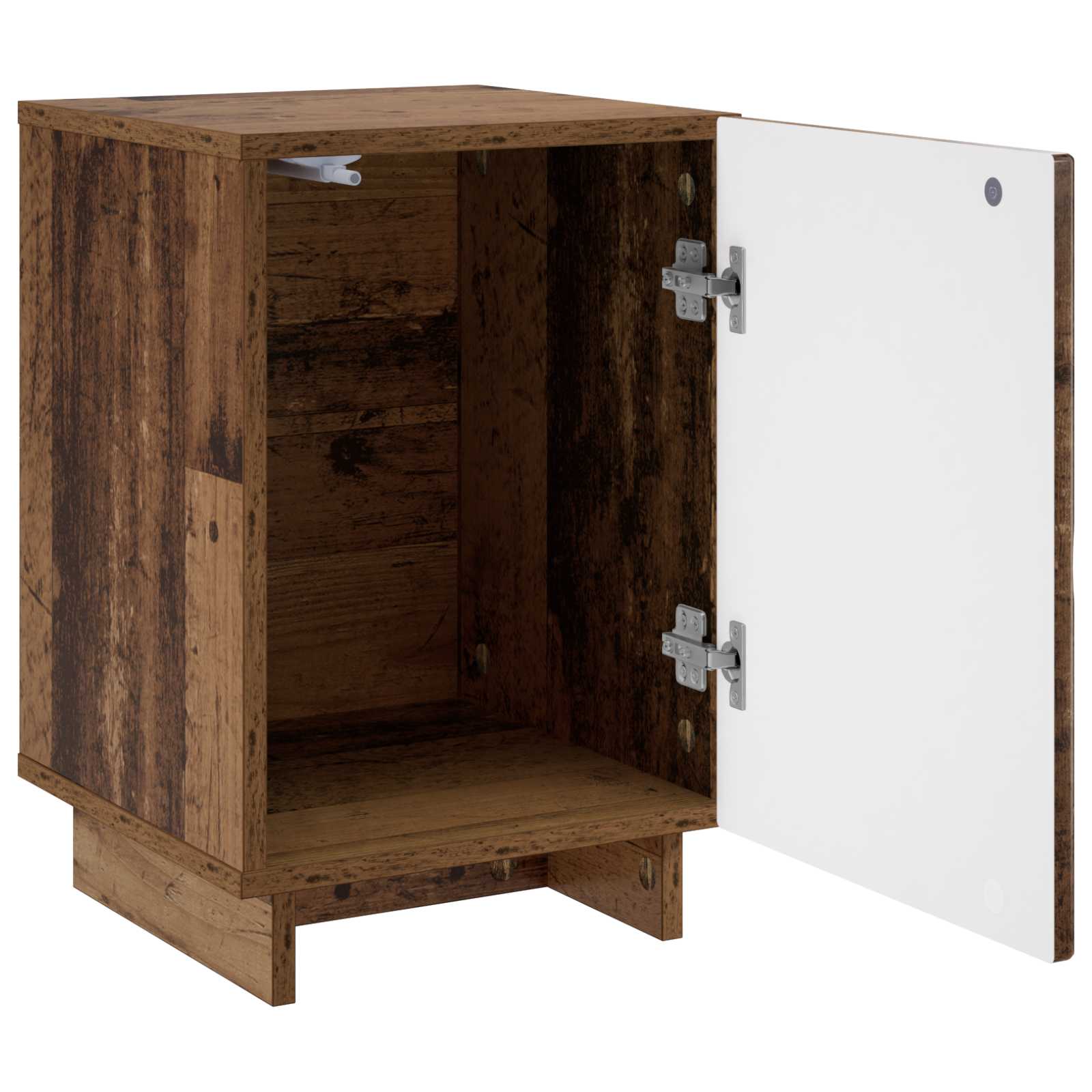 vidaXL Bedside Cabinet 2 pcs Old Wood 33.5 x 34.5 x 50 cm 3