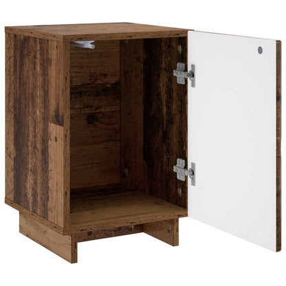 vidaXL Bedside Cabinet 2 pcs Old Wood 33.5 x 34.5 x 50 cm 3